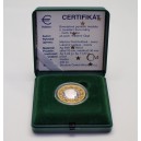 2002 - Zlatá bimetalová medaile k zavedení EURO měny - motiv Europa