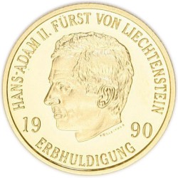 Sada zlaté a stříbrné mince Lichtenštejnsko 1990 - Proof