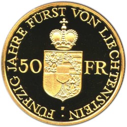 Sada zlaté a stříbrné mince Lichtenštejnsko 1988 - Proof