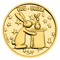 2025 - Zlatá mince 5 NZD Bob a Bobek - Králící z klobouku - Proof