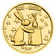 2025 - Zlatá mince 5 NZD Bob a Bobek - Králící z klobouku - Proof