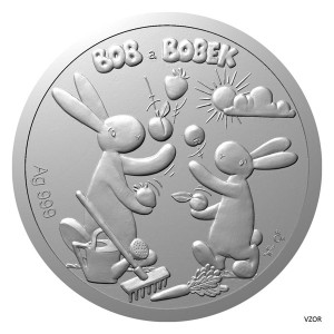 2025 - Stříbrná mince 1 NZD Bob a Bobek - Zahradnící - Proof