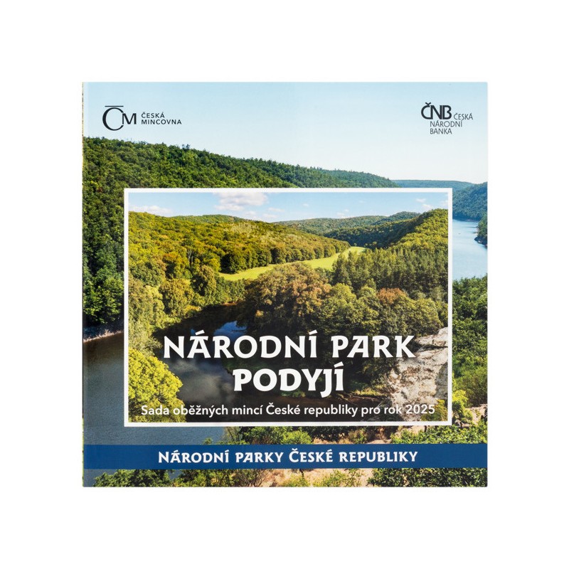 Sada oběžných mincí České republiky 2025 - Národní park Podyjí