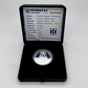 2001 - Stříbrná medaile - Průmstav