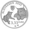 Sada tří stříbrných mincí Fauna a flóra na Slovensku, Proof