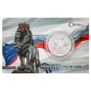 2025 - Stříbrná mince Český lev 2 NZD  - 1 Oz - číslováno