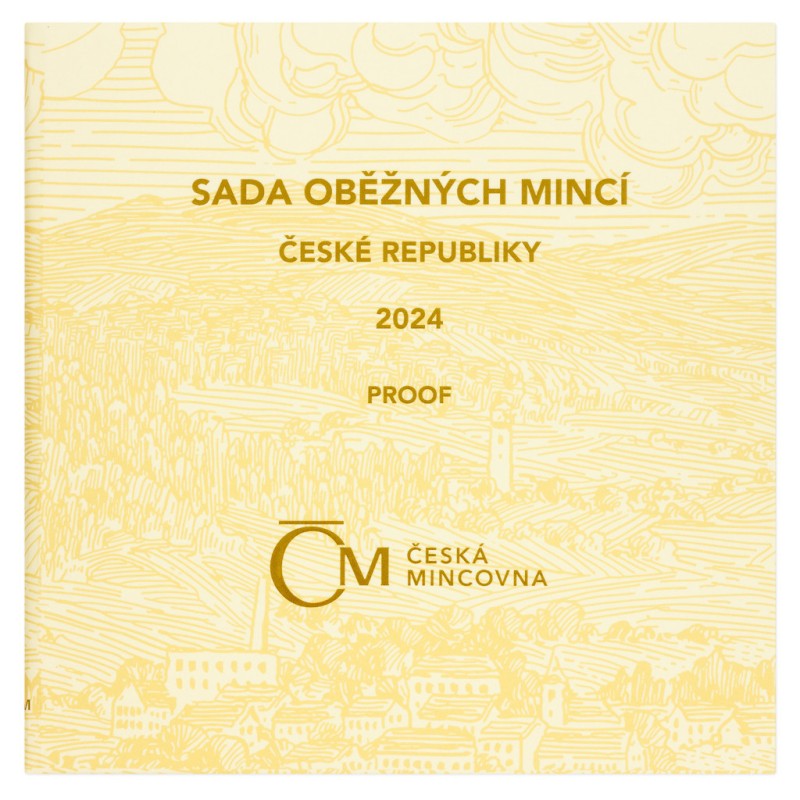 Sada oběžných mincí České republiky 2024 - Proof /papírový obal/