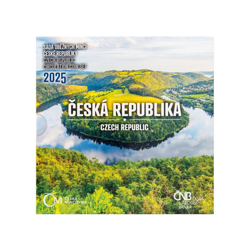 Sada oběžných mincí Česká republika 2025