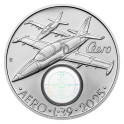 2025 - Stříbrná mince Cvičný letoun Aero L-39 Albatros - Slavné dopravní prostředky - Standard