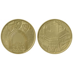 2016 - 2020 - Sada deseti zlatých mincí Hrady České republiky, Proof