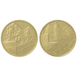 2016 - 2020 - Sada deseti zlatých mincí Hrady České republiky, Proof