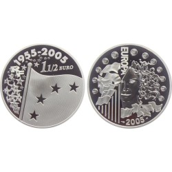 Stříbrná pamětní mince Europa, Proof, rok 2003