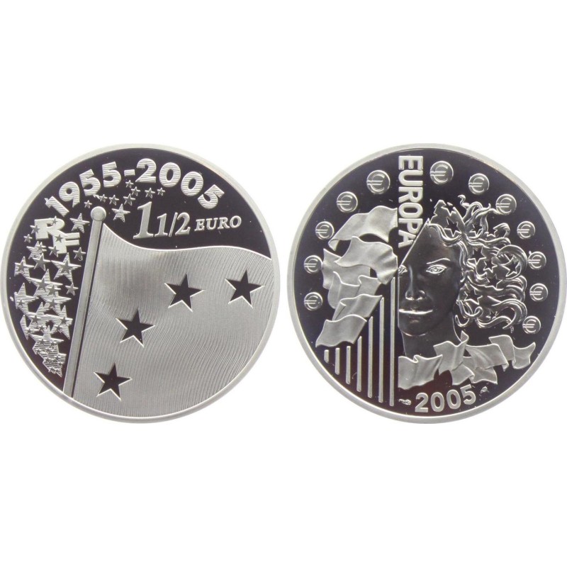 Stříbrná pamětní mince Europa, Proof, rok 2003