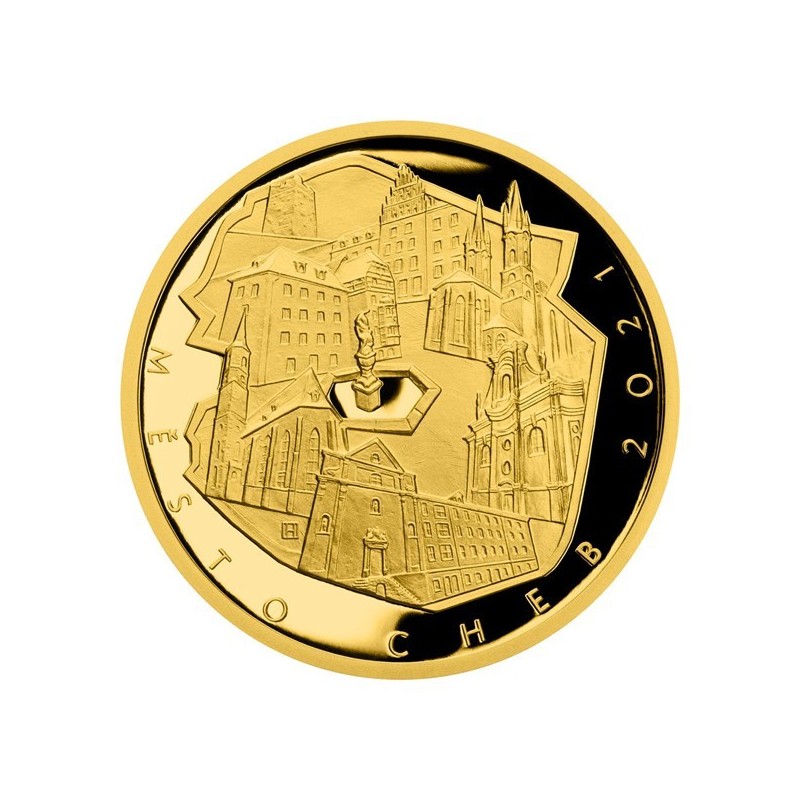 2021 - 2025 - Sada deseti zlatých mincí Městské památkové rezervace České republiky, Proof