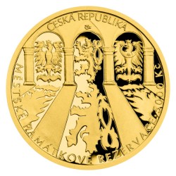 2021 - 2025 - Sada deseti zlatých mincí Městské památkové rezervace České republiky, Proof