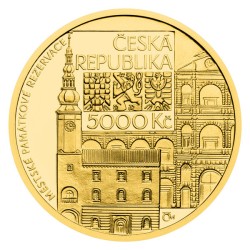 2021 - 2025 - Sada deseti zlatých mincí Městské památkové rezervace České republiky, Proof