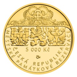 2021 - 2025 - Sada deseti zlatých mincí Městské památkové rezervace České republiky, Proof