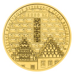 2021 - 2025 - Sada deseti zlatých mincí Městské památkové rezervace České republiky, Proof