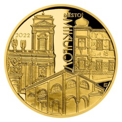 2021 - 2025 - Sada deseti zlatých mincí Městské památkové rezervace České republiky, Proof