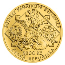 2021 - 2025 - Sada deseti zlatých mincí Městské památkové rezervace České republiky, Standard