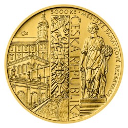 2021 - 2025 - Sada deseti zlatých mincí Městské památkové rezervace České republiky, Standard