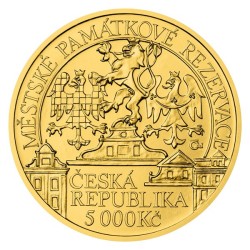 2021 - 2025 - Sada deseti zlatých mincí Městské památkové rezervace České republiky, Standard