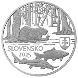 Stříbrná pamětní mince CHKO Dunajské luhy, Standard, 2025