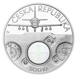Sada pěti stříbrných mincí ČNB - Slavné dopravní prostředky - 2021-2025 - Proof