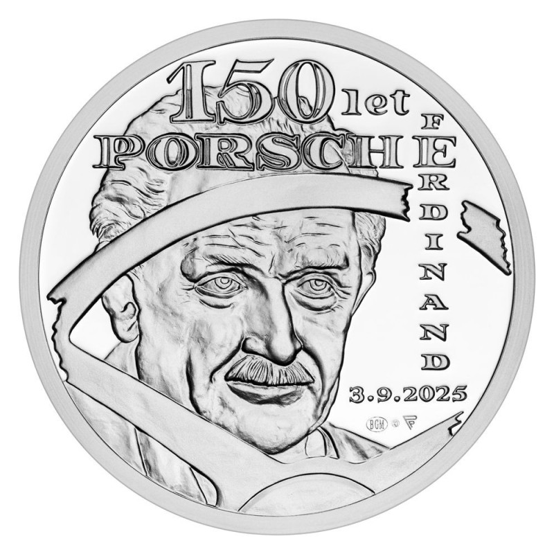 Stříbrná medaile Ferdinand Porsche Proof