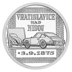 Stříbrná medaile Ferdinand Porsche Proof