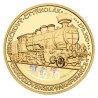 Zlatá uncová mince Jedničkový čtyřkolát 434.1 Proof s hologramem