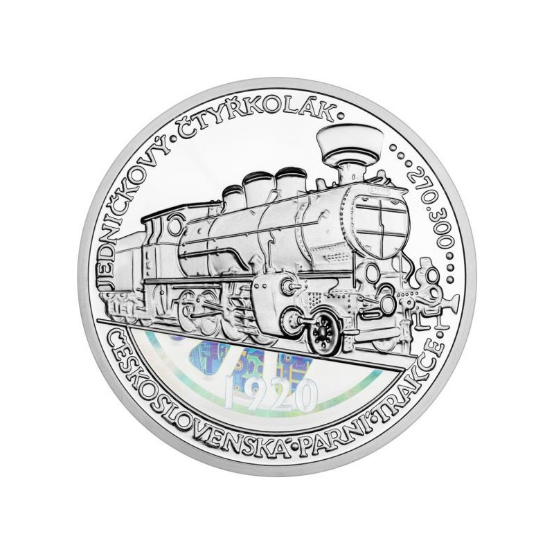 Stříbrná kilogramová medaile Jedničkový čtyřkolák 434.1 Proof s hologramem