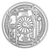 Stříbrná kilogramová medaile Jedničkový čtyřkolák 434.1 Proof s hologramem