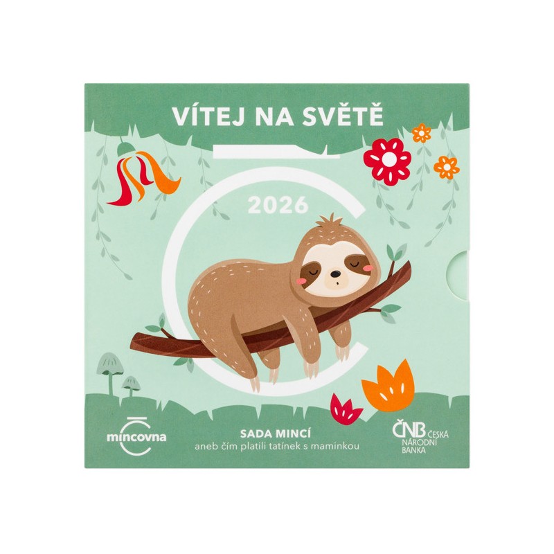 Sada oběžných mincí 2026 Narození dítěte standard