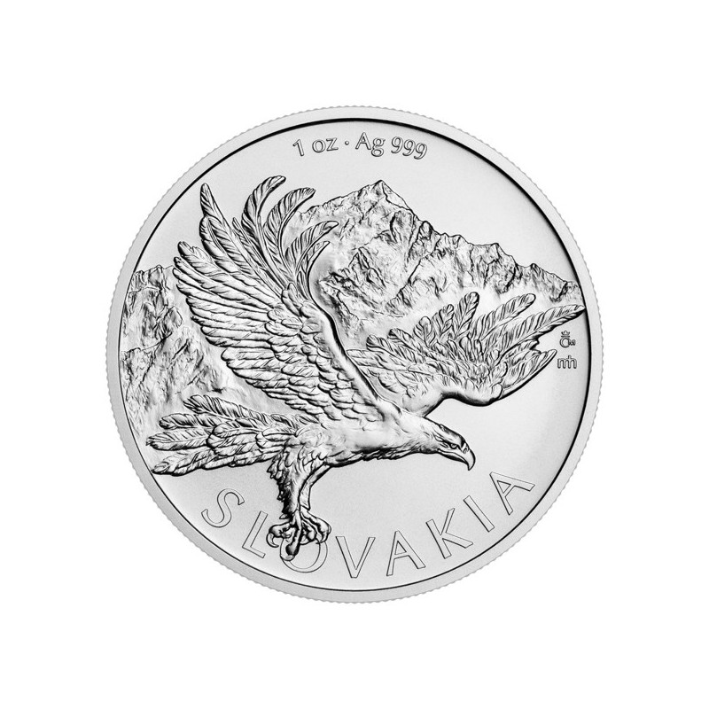 Stříbrná 1oz investiční mince Orel 2026 stand