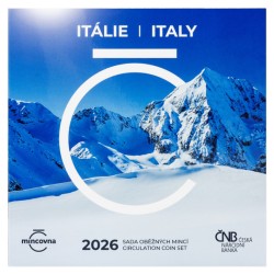 Sada oběžných mincí 2026 Olympijské hry Itálie standard