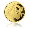 Sada dvanácti zlatých medailí Hrady a zámky ČR, proof