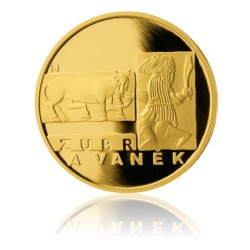 Sada dvanácti zlatých medailí Hrady a zámky ČR, proof