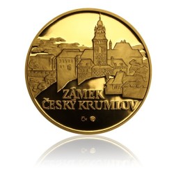 Sada dvanácti zlatých medailí Hrady a zámky ČR, proof