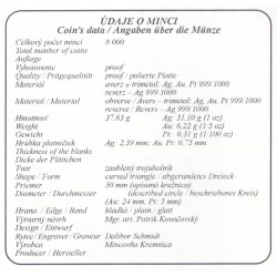 Trimetalová mince Začátek třetího tisíciletí - rok 2001