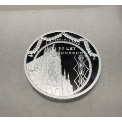 Stříbrná medaile 30 let zápisu Kutné Hory na seznam UNESCO - proof