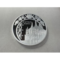 Stříbrná medaile 30 let zápisu Kutné Hory na seznam UNESCO - proof