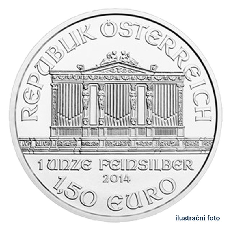 Stříbrná investiční mince Wiener Philharmoniker - 1 Oz