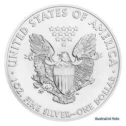 Stříbrná investiční mince American Eagle - 1 Oz