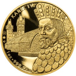 Zlatá medaile Karlův most, Au 1 Oz