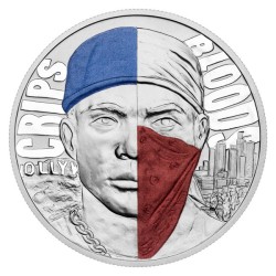 Stříbrná medaile Crips a Bloods - Světové Gangy