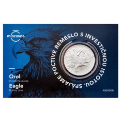 Stříbrná 1oz investiční mince Orel 2026 stand číslovaný