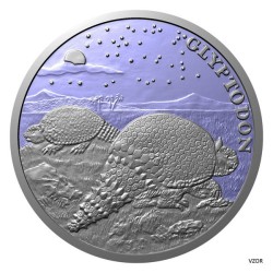 Stříbrná mince Doba ledová - Pásovec standard