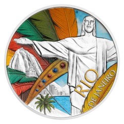 Stříbrná tříuncová mince Cesta kolem světa - Rio de Janeiro standard
