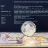 Stříbrná dvouncová mince  - Věra Čáslavská s pamětním listem - proof standard